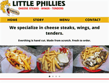 Tablet Screenshot of littlephilliesga.com